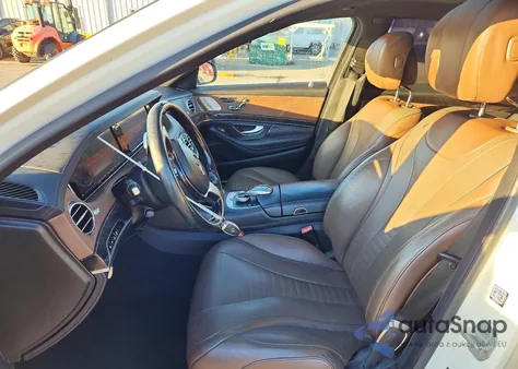 2016 Mercedes-Benz S 550 из США, поврежденный, VIN WDDUG8CB2GA207279